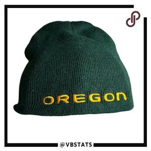 Captivating Headgear University of Oregon Ducks Green and Yellow Beanie